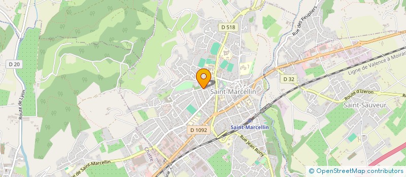 localisation de l'entreprise MONSIEUR ANDRE FANGEAT  SAINT-MARCELLIN