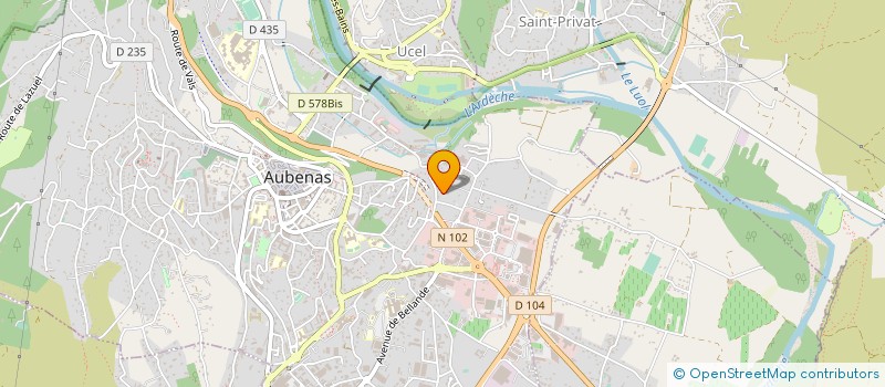 localisation de l'entreprise MONSIEUR ANDRE FARGIER à AUBENAS