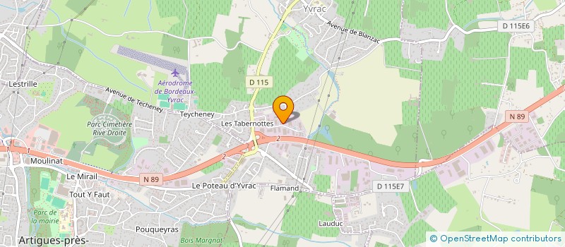 localisation de l'entreprise MONSIEUR ANDRE FAUCON  YVRAC