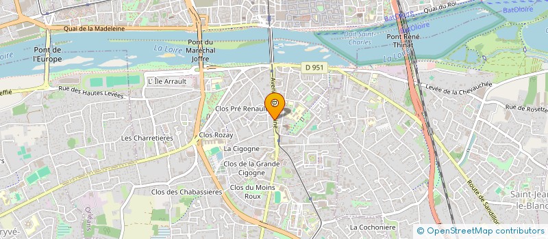 localisation de l'entreprise MONSIEUR ANDRE FAUGOUIN à ORLEANS