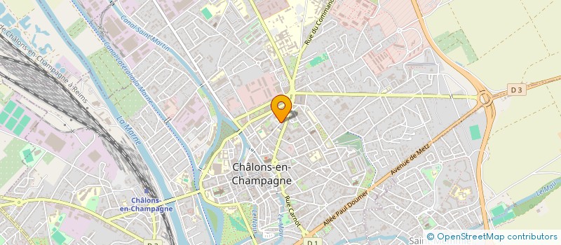 localisation de l'entreprise MONSIEUR ANDRE FAUPIN à CHALONS-EN-CHAMPAGNE