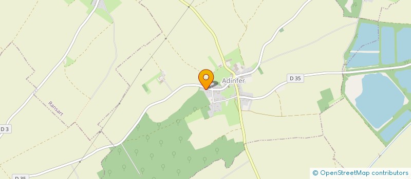 localisation de l'entreprise MONSIEUR ANDRE FAUQUEMBERGUE  ADINFER