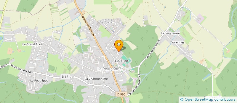 localisation de l'entreprise MONSIEUR ANDRE FAURE à LE POINCONNET
