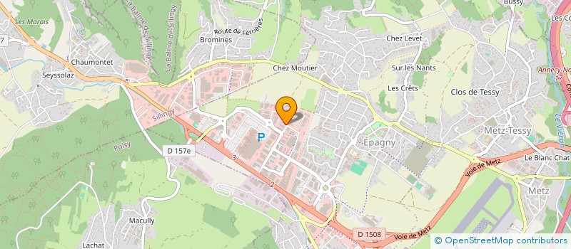 localisation de l'entreprise MONSIEUR ANDRE FAURE-VINCENT  EPAGNY METZ-TESSY