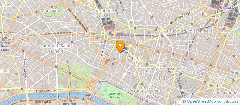 localisation de l'entreprise MONSIEUR ANDRE FAVIERE à PARIS