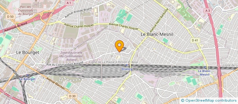 localisation de l'entreprise MONSIEUR ANDRE FELIX à DRANCY