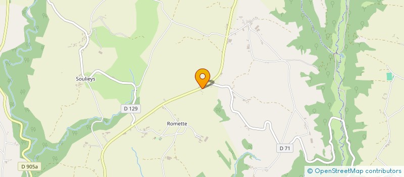 localisation de l'entreprise MONSIEUR ANDRE FERAL  LA SALVETAT-PEYRALES