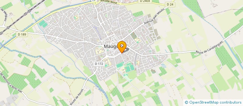 localisation de l'entreprise MONSIEUR ANDRE FERNANDEZ  MAUGUIO