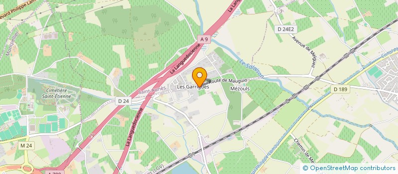 localisation de l'entreprise MONSIEUR ANDRE FERNANDEZ à SAINT-AUNES