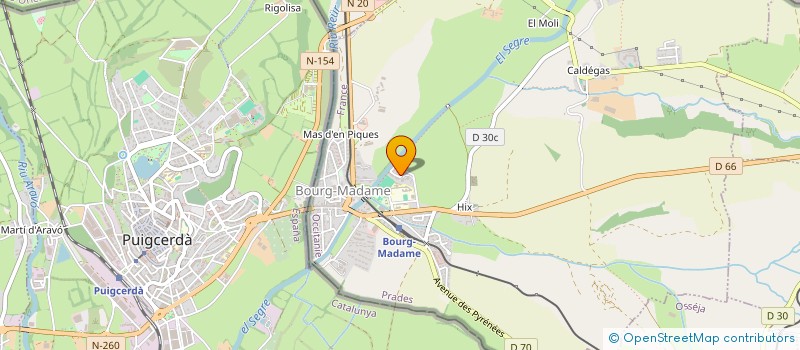 localisation de l'entreprise MONSIEUR ANDRE FERNANDEZ  BOURG-MADAME