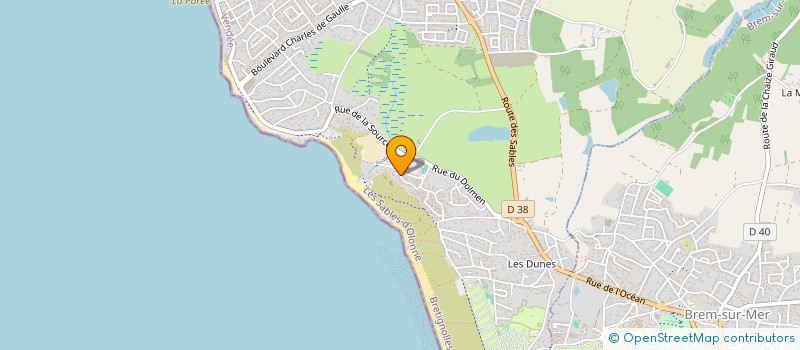 localisation de l'entreprise MONSIEUR ANDRE FERRET  BRETIGNOLLES-SUR-MER