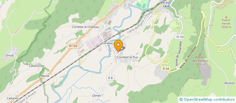 localisation de l'entreprise MONSIEUR ANDRE FERRIERES à VIC-SUR-CERE