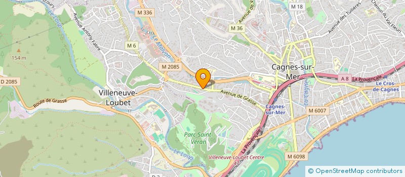localisation de l'entreprise MONSIEUR ANDRE FERRINI à CAGNES-SUR-MER