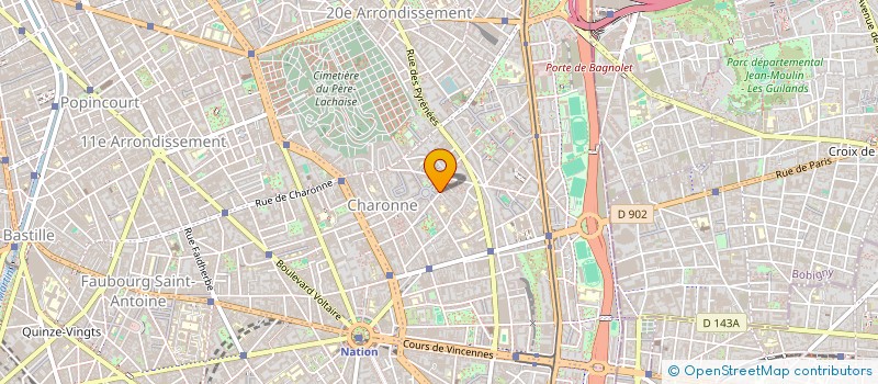 localisation de l'entreprise MONSIEUR ANDRE FERT  PARIS