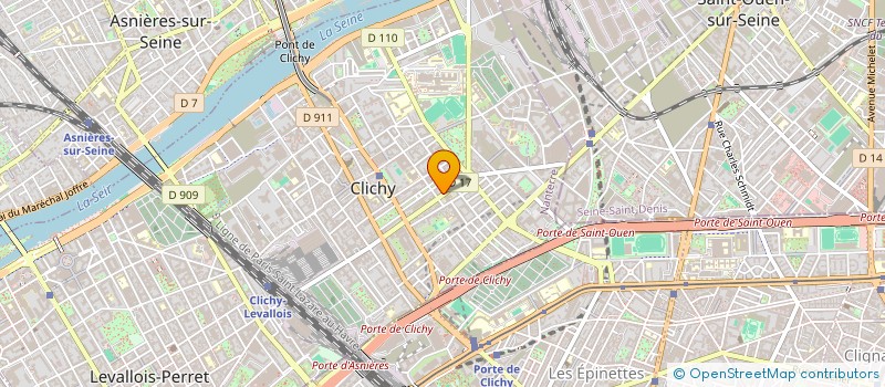 localisation de l'entreprise MONSIEUR ANDRE FICHE à CLICHY