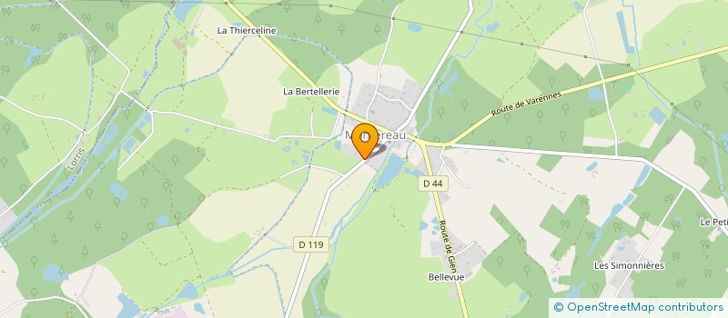 localisation de l'entreprise MONSIEUR ANDRE FIETTE  MONTEREAU