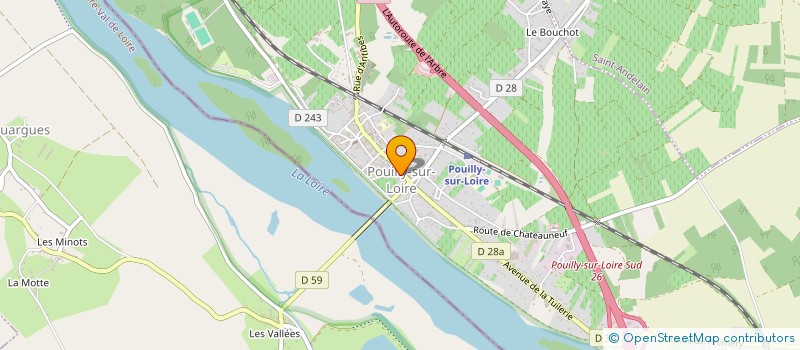 localisation de l'entreprise MONSIEUR ANDRE FIGEAT à POUILLY-SUR-LOIRE