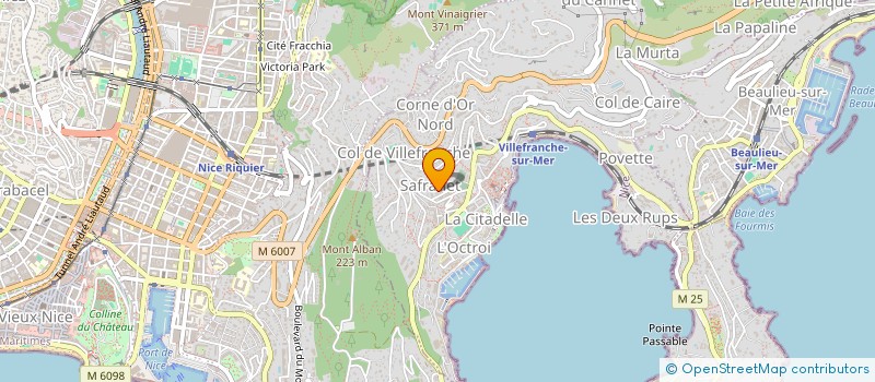 localisation de l'entreprise MONSIEUR ANDRE FLAMENT  VILLEFRANCHE-SUR-MER