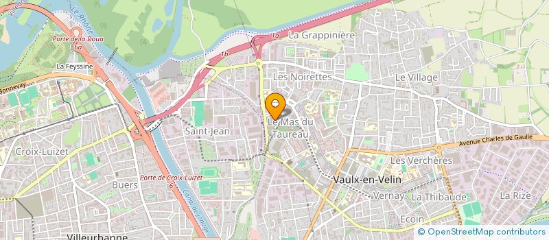 localisation de l'entreprise MONSIEUR ANDRE FLOCH  VAULX-EN-VELIN