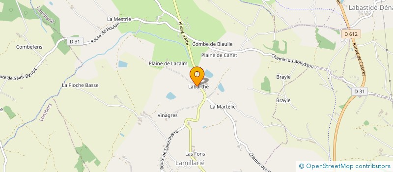 localisation de l'entreprise MONSIEUR ANDRE FLOTTARD  LAMILLARIE