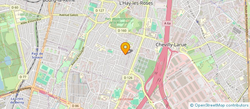 localisation de l'entreprise MONSIEUR ANDRE FOERSTER  L'HAY-LES-ROSES