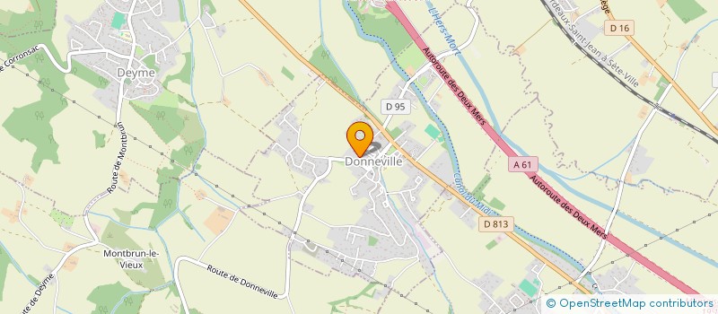 localisation de l'entreprise MONSIEUR ANDRE FOHANNO  DONNEVILLE