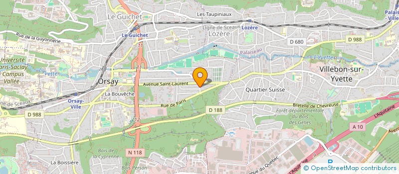 localisation de l'entreprise MONSIEUR ANDRE FONTAINE à ORSAY