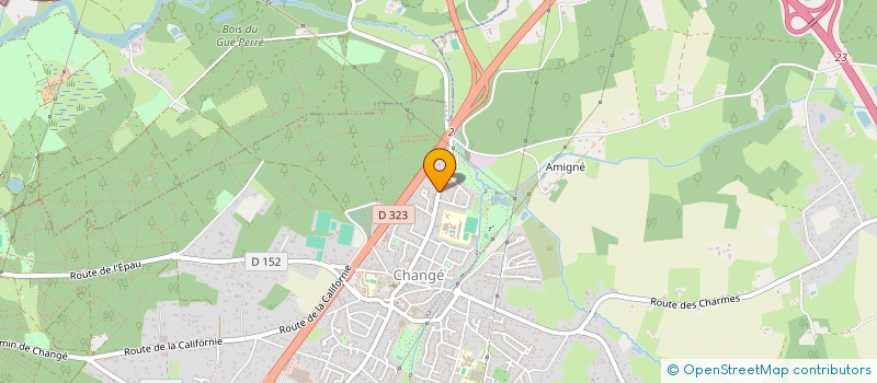 localisation de l'entreprise MONSIEUR ANDRE FONTAINE  CHANGE