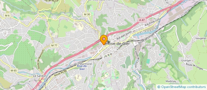 localisation de l'entreprise MONSIEUR ANDRE FONTANE  RIVE-DE-GIER