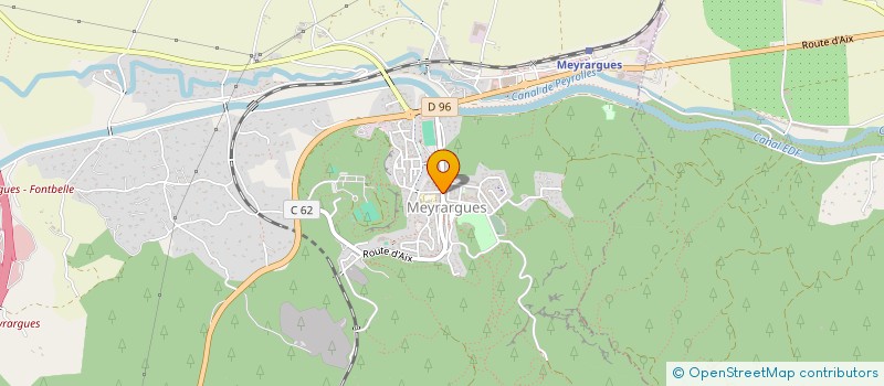 localisation de l'entreprise MONSIEUR ANDRE FORENS  MEYRARGUES