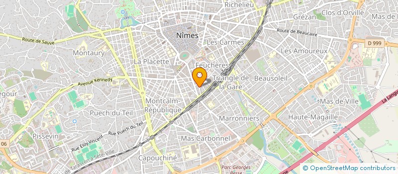 localisation de l'entreprise MONSIEUR ANDRE FORTES  NIMES