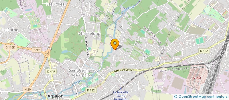 localisation de l'entreprise MONSIEUR ANDRE FORTIN à SAINT-GERMAIN-LES-ARPAJON