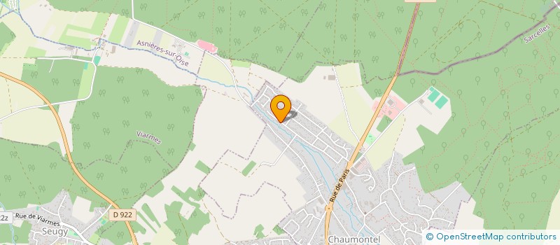 localisation de l'entreprise MONSIEUR ANDRE FOSSIER  CHAUMONTEL