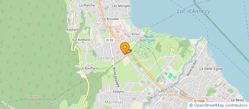 localisation de l'entreprise MONSIEUR ANDRE FOUANON à SEVRIER