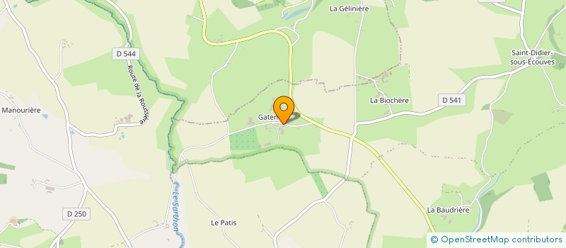 localisation de l'entreprise MONSIEUR ANDRE FOUBERT à L'OREE-D'ECOUVES
