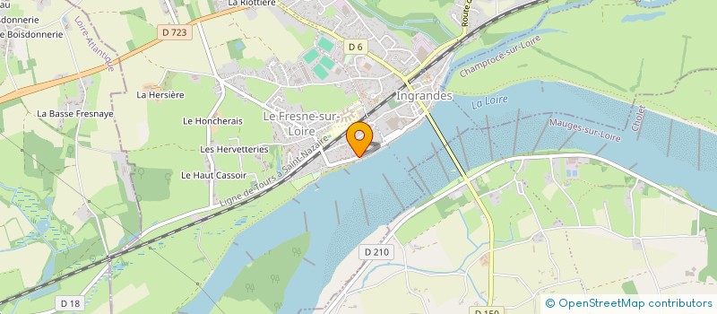 localisation de l'entreprise MONSIEUR ANDRE FOUCHARD à INGRANDES-LE-FRESNE-SUR-LOIRE