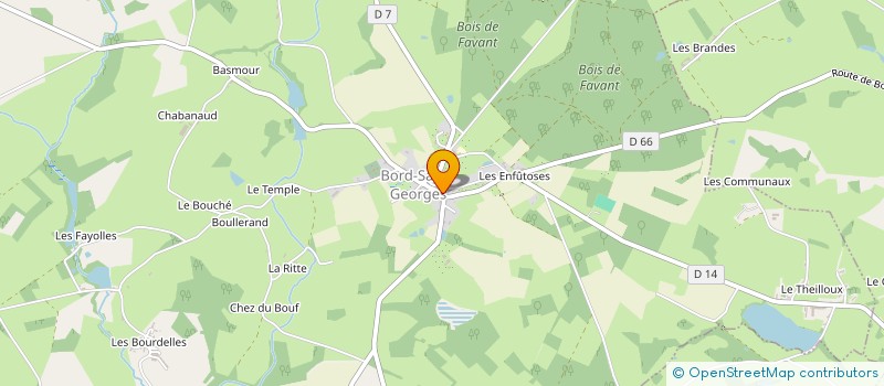 localisation de l'entreprise MONSIEUR ANDRE FOUGEROUSE  BORD-SAINT-GEORGES