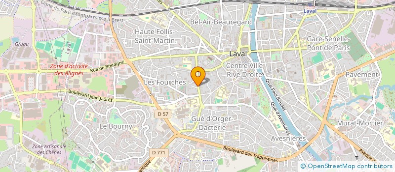 localisation de l'entreprise MONSIEUR ANDRE FOULON à LAVAL