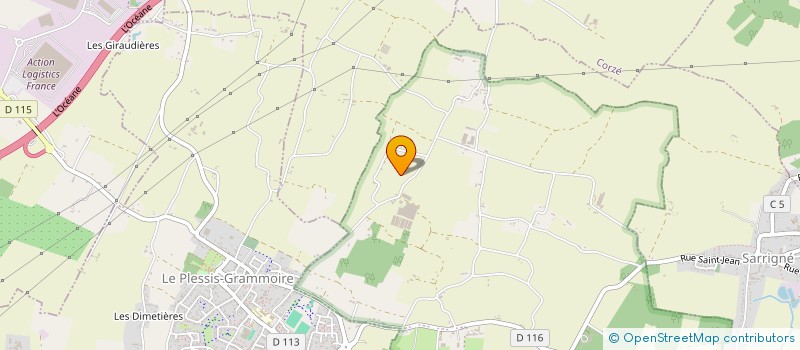 localisation de l'entreprise MONSIEUR ANDRE FOULONNEAU  LOIRE-AUTHION