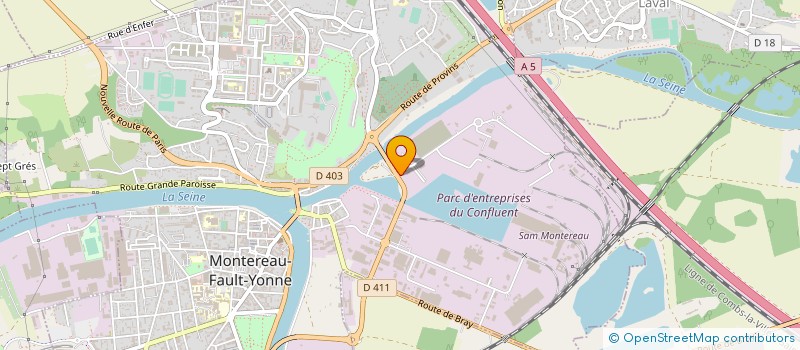 localisation de l'entreprise MONSIEUR ANDRE FOUQUIER à MONTEREAU-FAULT-YONNE