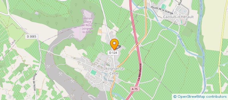 localisation de l'entreprise MONSIEUR ANDRE FOURESTIER  LEZIGNAN-LA-CEBE