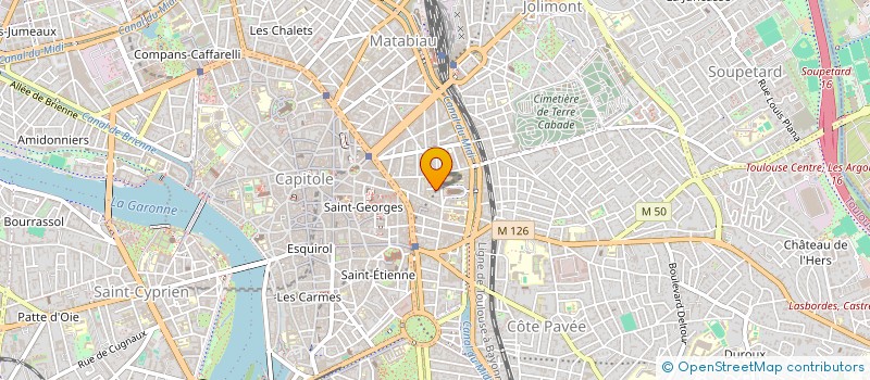 localisation de l'entreprise MONSIEUR ANDRE FOURNES  TOULOUSE