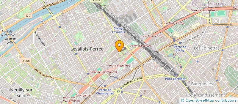 localisation de l'entreprise MONSIEUR ANDRE FOURNET à LEVALLOIS-PERRET