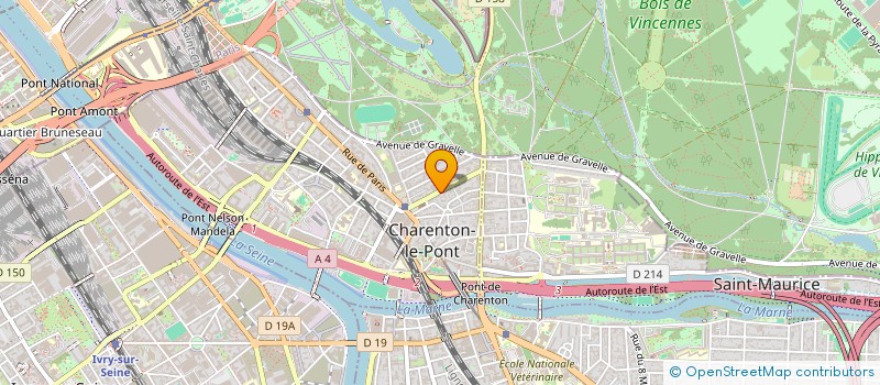 localisation de l'entreprise MONSIEUR ANDRE FRANK à CHARENTON-LE-PONT