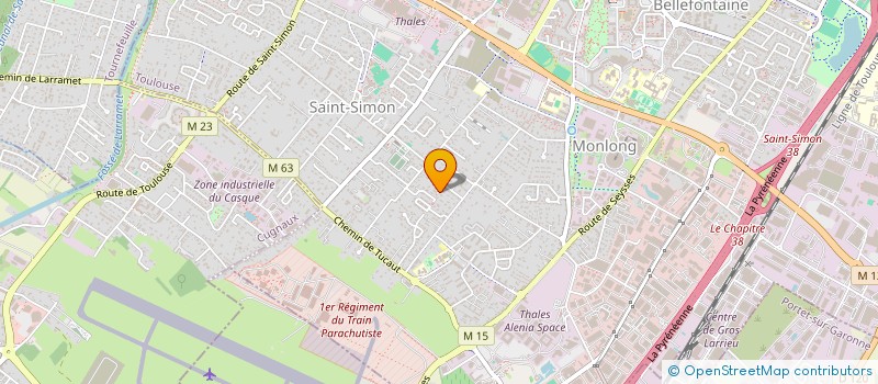 localisation de l'entreprise MONSIEUR ANDRE FREDY BANOS à TOULOUSE