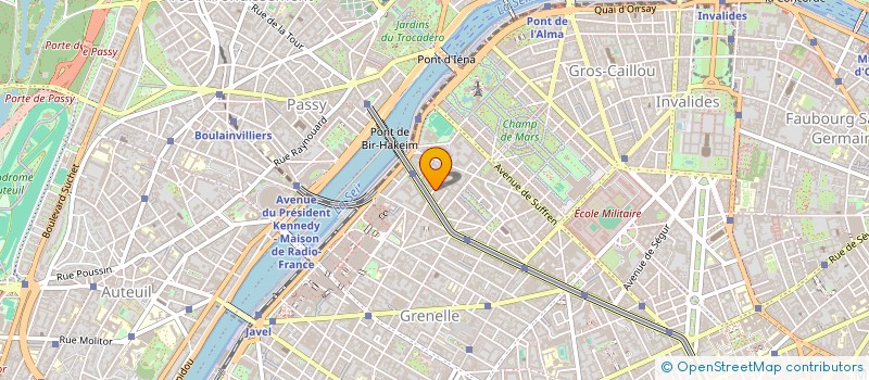localisation de l'entreprise MONSIEUR ANDRE FREOUR à PARIS