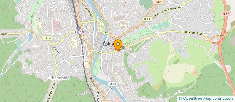 localisation de l'entreprise MONSIEUR ANDRE FREYDRICH à EPINAL