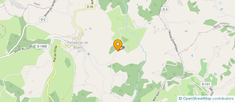 localisation de l'entreprise MONSIEUR ANDRE FROIDEFOND  PERPEZAC-LE-BLANC