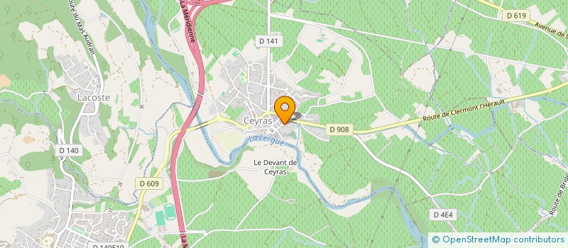 localisation de l'entreprise MONSIEUR ANDRE FROMENTY  CEYRAS