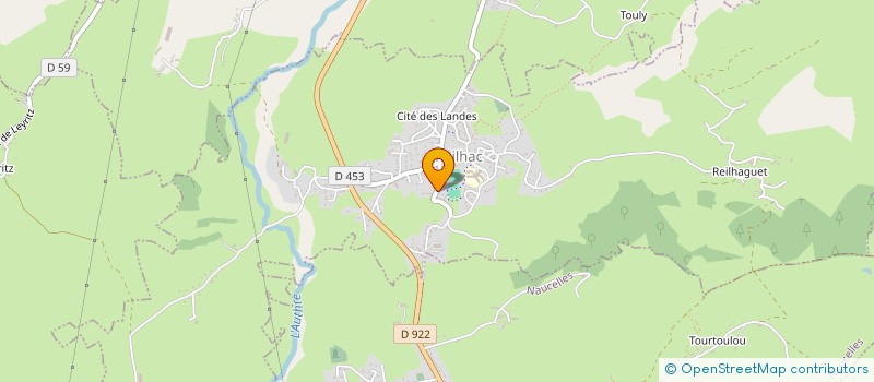 localisation de l'entreprise MONSIEUR ANDRE FRUQUIERE à JUSSAC